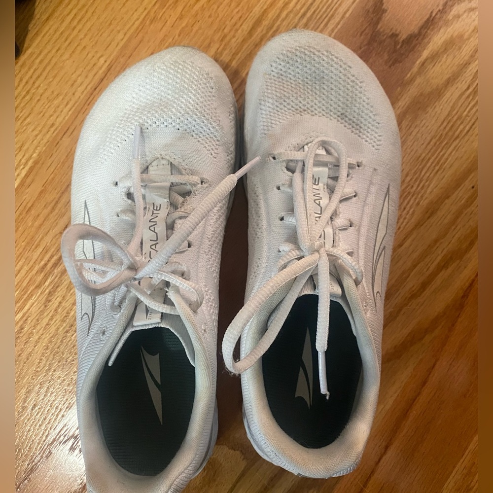Altra running shoes, white